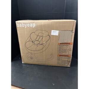 Babyeap Baby Swing for Infants,Bluetooth Control 5-point Harness Newborn Swing,5